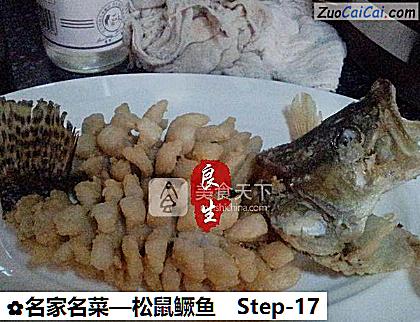 松鼠鳜鱼做法第十七步骤