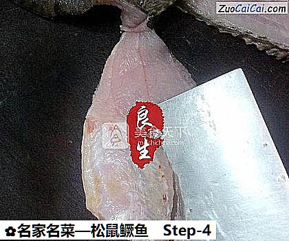 松鼠鳜鱼做法第四步骤