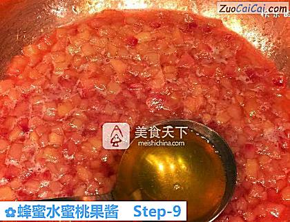 蜂蜜水蜜桃果酱做法第九步骤