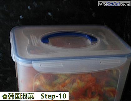 韩国泡菜做法第十步骤