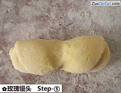 玫瑰馒头做法第五步骤