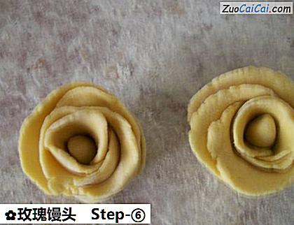 玫瑰馒头成品图1
