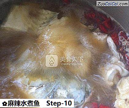 麻辣水煮鱼做法第十步骤