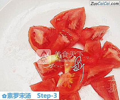 素罗宋汤做法第三步骤