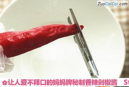 让人爱不释口的妈妈牌秘制香辣剁椒酱做法第三步骤