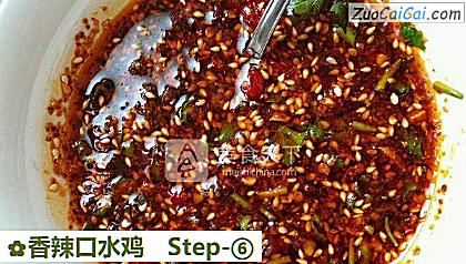香辣口水鸡做法第六步骤