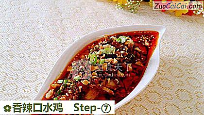 香辣口水鸡做法第七步骤