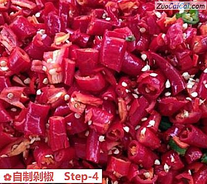 自制剁椒做法第四步骤