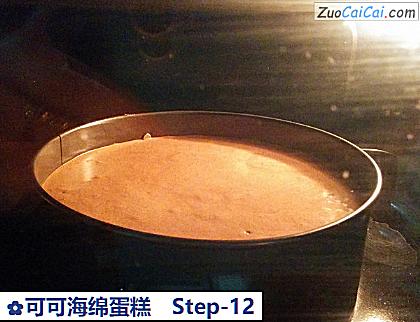 可可海绵蛋糕做法第十二步骤