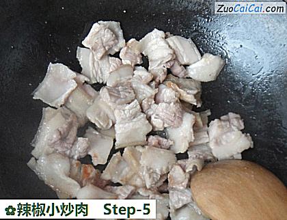 辣椒小炒肉做法第五步骤