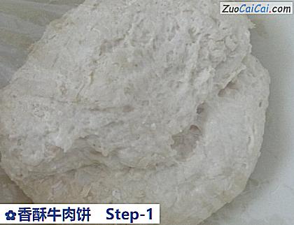 香酥牛肉饼做法第一步骤