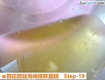 百花怒放海绵纸杯蛋糕做法第十九步骤