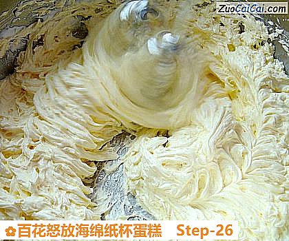百花怒放海绵纸杯蛋糕做法第二十六步骤