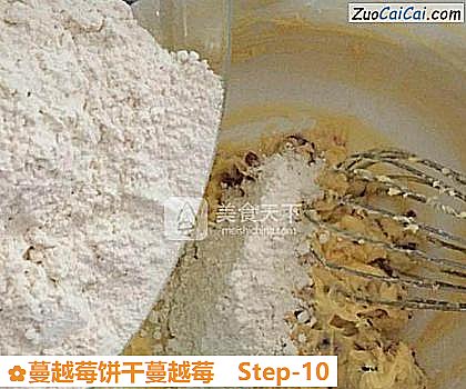 蔓越莓饼干蔓越莓做法第十步骤