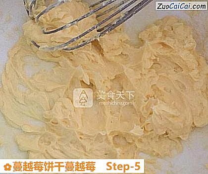 蔓越莓饼干蔓越莓做法第五步骤