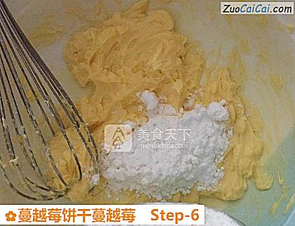 蔓越莓饼干蔓越莓做法第六步骤