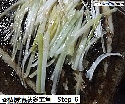 私房清蒸多宝鱼做法第六步骤