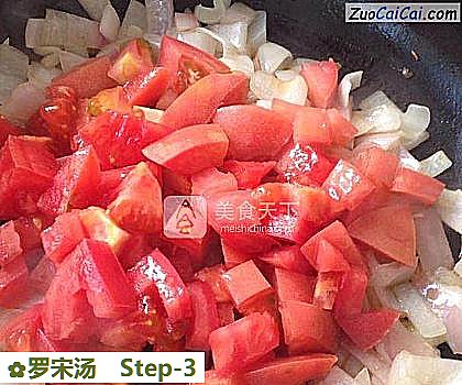 罗宋汤做法第三步骤