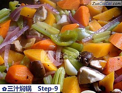三汁焖锅做法第九步骤