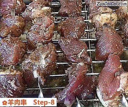 羊肉串做法第八步骤