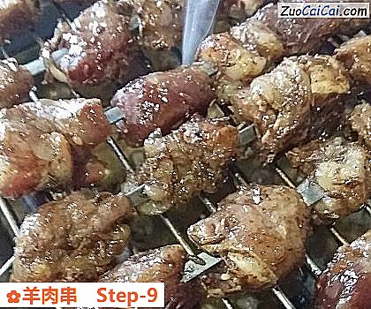 羊肉串做法第九步骤