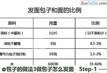 包子3做包子怎么发面做法第一步骤