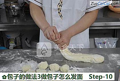包子3做包子怎么发面做法第十步骤