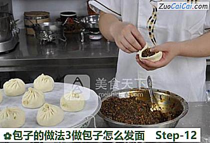 包子3做包子怎么发面做法第十二步骤