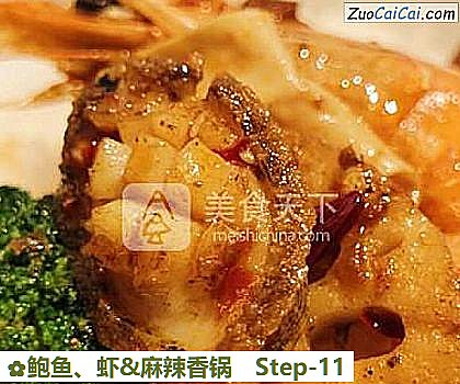鲍鱼、虾&麻辣香锅做法第十一步骤
