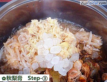 秋梨膏做法第三步骤