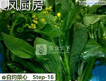 白灼菜心做法第十六步骤