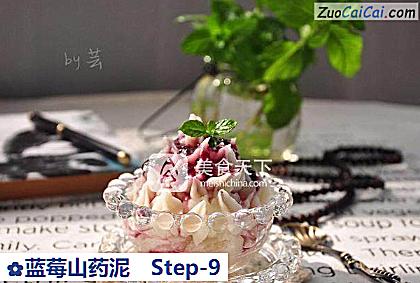 蓝莓山药泥做法第九步骤