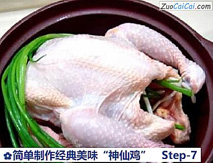 简单制作经典美味“神仙鸡”做法第七步骤