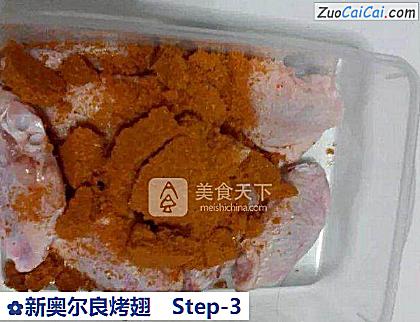 新奥尔良烤翅做法第三步骤