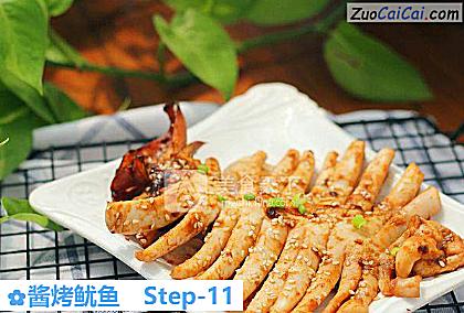 酱烤鱿鱼成品图1