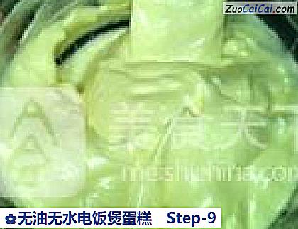 无油无水电饭煲蛋糕做法第九步骤