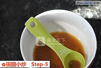 田园小炒做法第五步骤