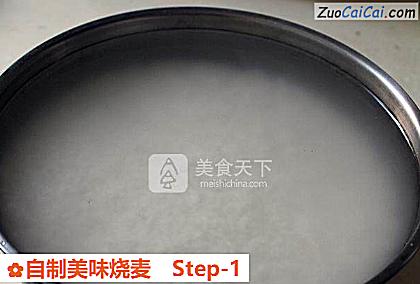 自制美味烧麦做法第一步骤