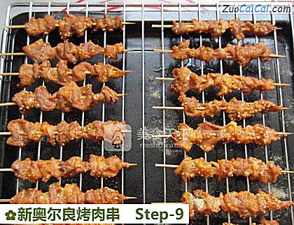 新奥尔良烤肉串做法第九步骤