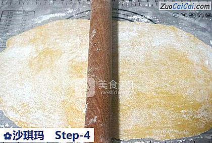 沙琪玛做法第四步骤