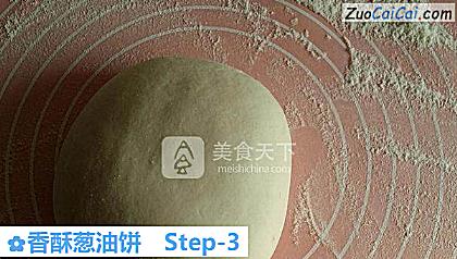 香酥葱油饼做法第三步骤