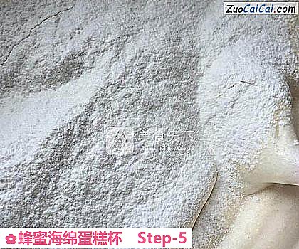 蜂蜜海绵蛋糕杯做法第五步骤