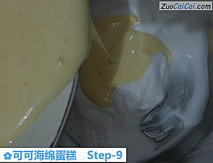 可可海绵蛋糕做法第九步骤