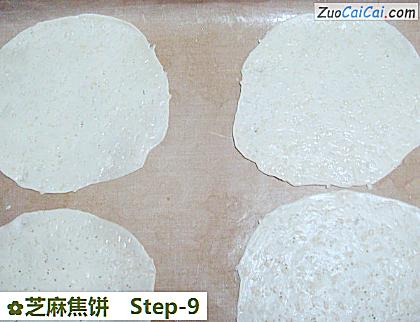 芝麻焦饼做法第九步骤