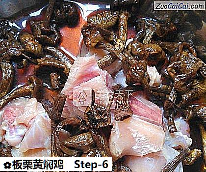板栗黄焖鸡做法第六步骤
