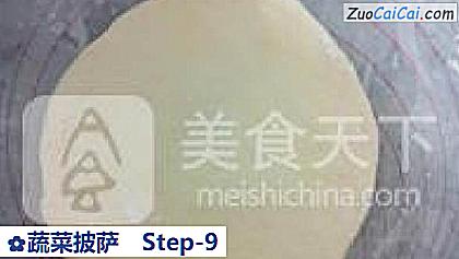 蔬菜披萨做法第九步骤