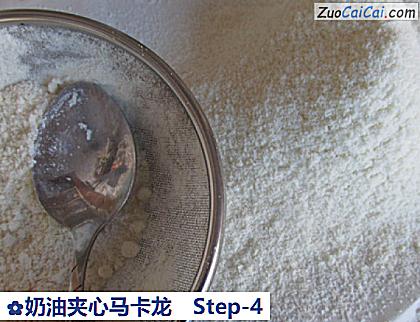 奶油夹心马卡龙做法第四步骤