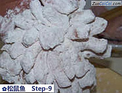 松鼠鱼做法第九步骤