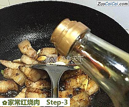 家常红烧肉做法第三步骤