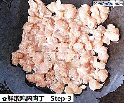 鲜嫩鸡胸肉丁做法第三步骤